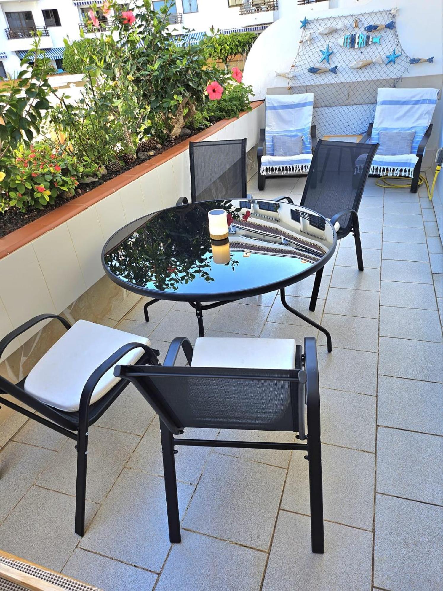 Аппартаметы Seguro De Sol Playa De La Arena Puerto de Santiago  Extérieur photo